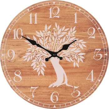 Hodiny Nástěnné hodiny Autronic Hodiny nástěnné - pr. 34 cm, MDF, strom života (HA1647)