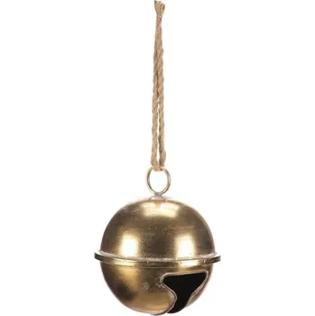 Vánoce závěsná ozdoba Autronic Rolnička kovová - závěsná ozdoba, barva zlatá (KOC509 GOLD)