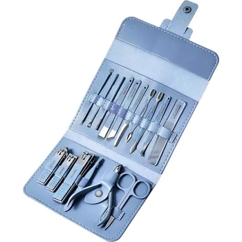 Verk 27609 Sada na manikúru 16dílná v pouzdře, modrá