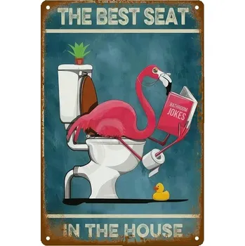 Plechová cedule Vintage cedule WC kovová | dekorace WC, plechová tabulka - 32 , 20x30cm