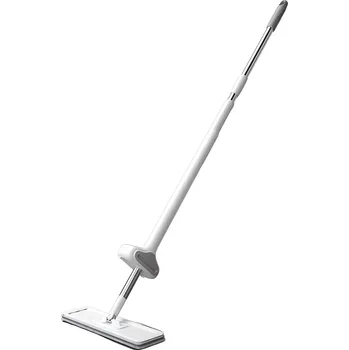 Mechanický zametač Verk 27464 Plochý mop s ruční ždímačkou 125 cm, bílý