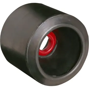 Přívěs na člun Boční hladká rolna z tvrdé gumy, průměr 100 mm
