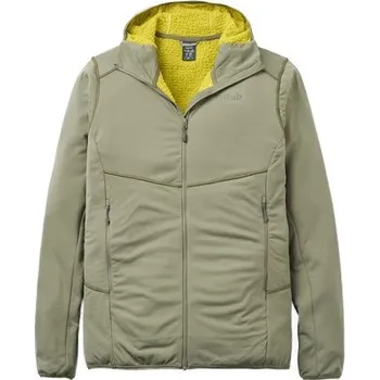 Pánský svetr Rab Evolute Hoody, light khaki - pánská střední vrstva XL + Doprava zdarma