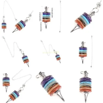 Přívěsek Čakrový energetický přívěsek sedm kamenů | šperk