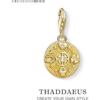 Přívěsek Přívěsek mince stříbro 925 | šperk - Spona na humra