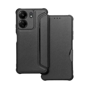 Pouzdro na mobilní telefon Pouzdro RAZOR Book pro XIAOMI Redmi 13C černé - OEM + zdarma možnost vyzkoušet a vrátit zboží do 30 dní