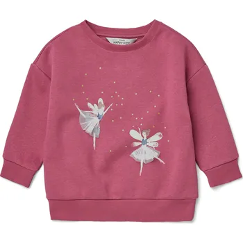 Chlapecká mikina 711638 - Tchibo - Dětská mikina s počesanou vnitřní stranou - pro miminko - vel. 98/104 - barva: růžová