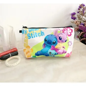 Kosmetická taška Velká kosmetická taška s trojúhelníkovým vzorem | taštička - Steh (žlutý)