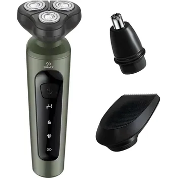 APT DA235A Zastřihovač vlasů a vousů 3 v 1, zelený