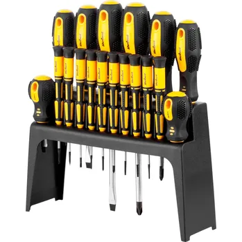 Dílna Rebel RB-1109 Sada šroubováků se stojanem 18 ks