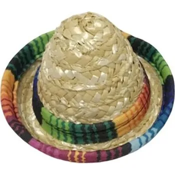 Party dekorace Mini mexický slaměný klobouk | party dekorace - C