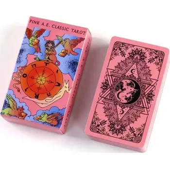 Populárně naučná literatura pro dospělé Růžové věštecké tarotové karty 78 ks | hra