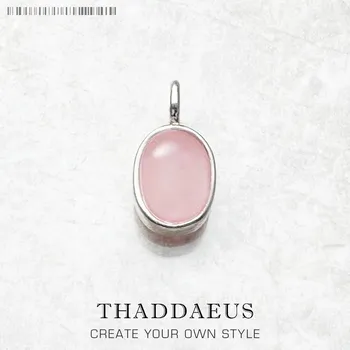 Přívěsek Růžový opálový stříbrný přívěsek | šperk