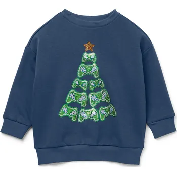 Chlapecká mikina 714587 - Tchibo - Dětská mikina - pro kluky - vel. 122/128 - barva: modrá