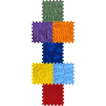 Masážní ortopedické podložky sada 7 kusů mix