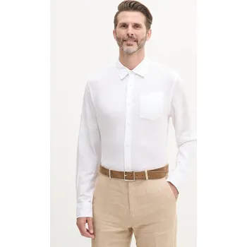 Pánské oblečení Lněná košile Guess NAPA M5GH73.WH3J0 bílá 00X, vel. XL