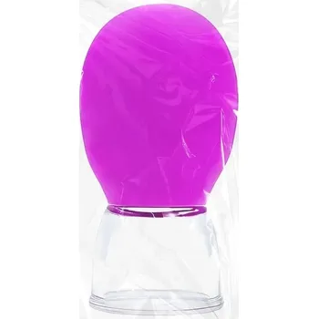 Masážní přístroj Masážní skleněná baňka na celulitidu a obličej | baňka, masážní pomůcka - Fialová