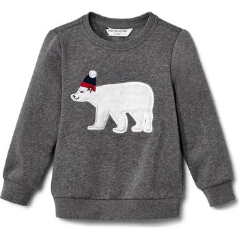 Dívčí mikina 690213 - Tchibo - Dětská mikina - pro ženy - vel. 110/116 - barva: bílá