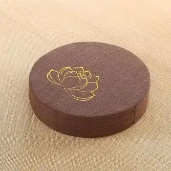 podložka na cvičení Meditační podsedák tatami 40x6 cm | polštář, podložka - B KÁVA , 40x6cm