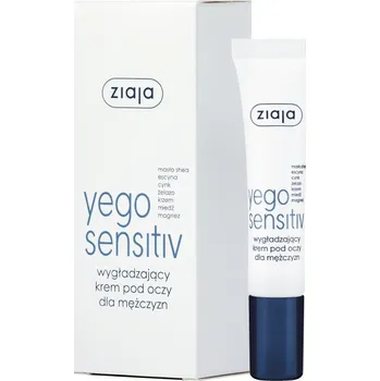 Pleťový krém Ziaja Yego Sensitiv vyhlazující oční krém pro muže 15 ml