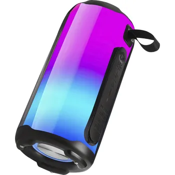 Audio Verk 06359 Bezdrátový LED Bluetooth RGB reproduktor, černý
