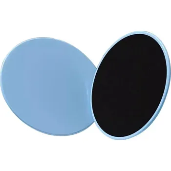 Klouzavé fitness disky pro core trénink | cvičební pomůcky 2 ks - Modrý