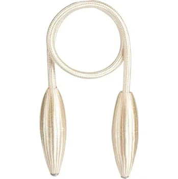 Příslušenství pro záclonu a závěs Elegantní úvaz na závěsy 55 cm | držák závěsů, páska na závěsy - Béžový