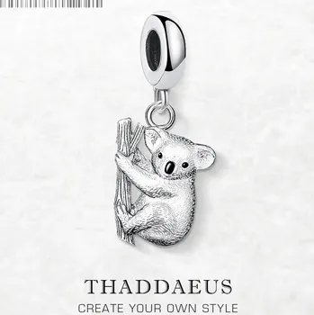 Přívěsek Stříbrný přívěsek koala 925 | šperk - Kroužek