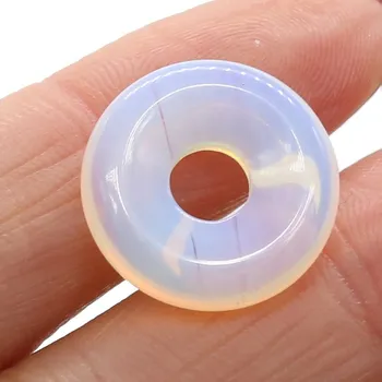 Sběratelství Přírodní kámen růženín achát jadeit 18mm | šperky - Opál