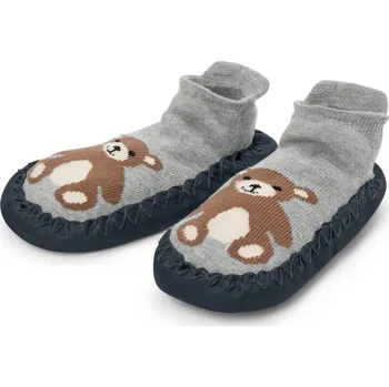 714275 - Tchibo - Dětské ponožkové papuče - pro miminko - vel. 19-22 - barva: modrá