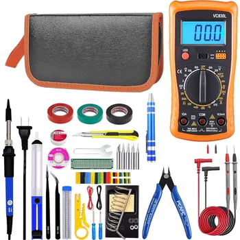 Páječka Eurokomp LUT0088 Pájecí sada s multimetrem v pouzdře 60W, E6180