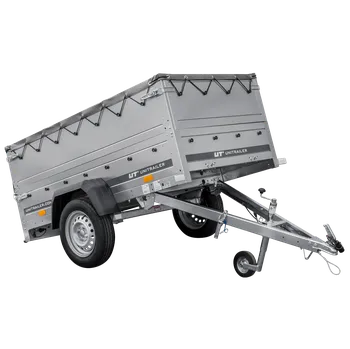 Přívěs Garden Trailer 200 Kipp s BIS bočnicemi, rámem H-0 a šedou plachtou