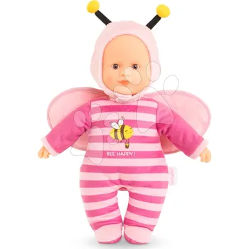 Panenka Panenka Sweet Heart Bee Mon Doudou Corolle s hnědýma očima kapucí a křidélky 30 cm od 9 měsíců