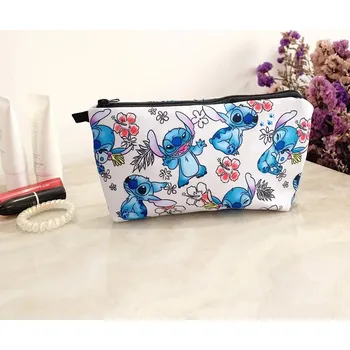 Kosmetická taška Velká kosmetická taška s trojúhelníkovým vzorem | taštička - Stitch (teta Xia Wei)