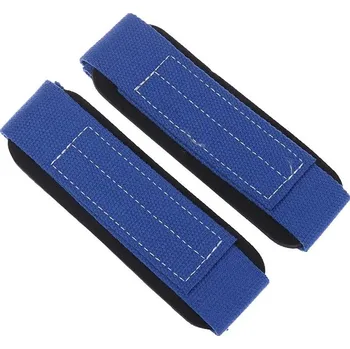 Silové posilovací popruhy na činky | pásky 2 ks - Modrý