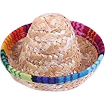 Party dekorace Mini mexický slaměný klobouk | party dekorace - B.