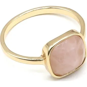 Prsten Otevírací prsten s přírodním kamenem | módní šperk - 20mm , Růženín
