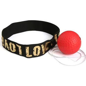 Boxovací reflexní míček na trénink boxu | fitness - Červený