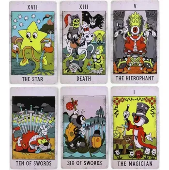 Populárně naučná literatura pro dospělé Mystical medleys vintage tarot karty 78 ks | stolní hry