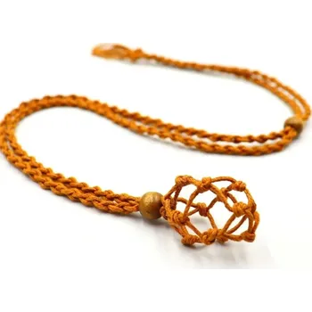 Náhrdelník Nastavitelný náhrdelník s držákem kamene | náhrdelník - Káva