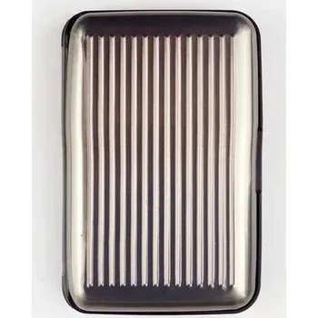 Peněženka Hliníkové pouzdro na kreditní karty rfid | peněženka - Šedá