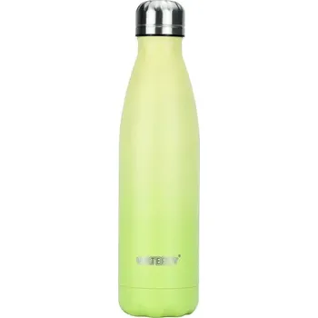 Nerezová termoska 500ml cestovní | láhev - žlutozelená