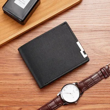 Pánská peněženka krátká cestovní | módní doplněk - Černý