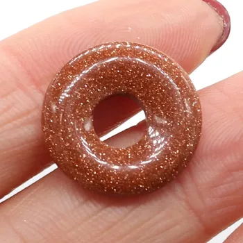 Sběratelství Přírodní kámen růženín achát jadeit 18mm | šperky - Zlatý pískovec