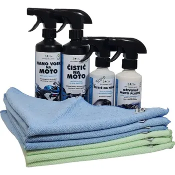 Motokosmetika E-CS Nano kosmetika na motorku v sadě 3x 500 ml