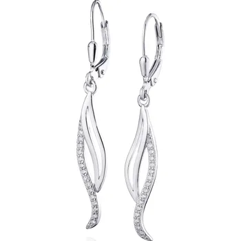 Náušnice NUBIS® Visací náušnice se zirkony - NB-3179