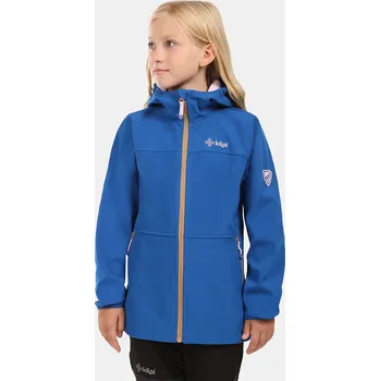 Dívčí softshellová bunda Kilpi RAVIA-J tmavě modrá 134-140