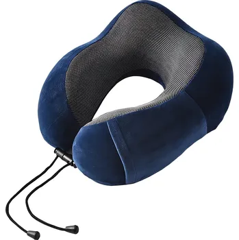 Cestovní polštářek Pronett XJ5460 Cestovní polštářek s paměťovou pěnou, modrá