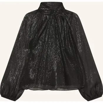 Dámská halenka Marc Cain Dámská Halenka S Mašlí A Třpytivou Nití, černá, 36