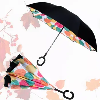 Dámské holínky Pevný deštník obrácený s rukojejí podzim